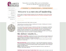 Tablet Screenshot of clarityconceptsinc.com